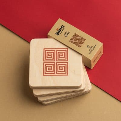 Coasters Greek Meander